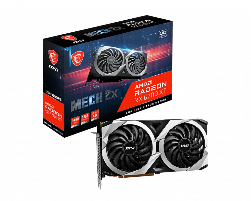 Видео карта, MSI RX6700XT MECH 2X 12G OC