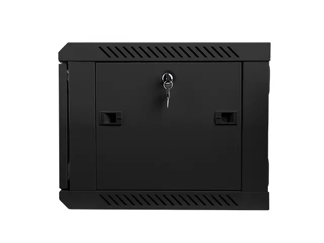 Комуникационен шкаф, Lanberg rack cabinet 19" wall-mount 6U / 600x450 for self-assembly (flat pack), black - image 1
