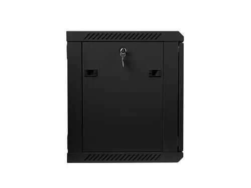 Комуникационен шкаф, Lanberg rack cabinet 19" wall-mount 9U / 600x450 for self-assembly (flat pack), black - image 3