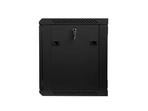 Комуникационен шкаф, Lanberg rack cabinet 19" wall-mount 9U / 600x450 for self-assembly (flat pack), black - image 4