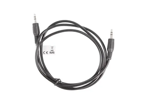 Кабел, Lanberg mini jack 3.5mm M/M 3 pin cable 1.2m, black - image 1