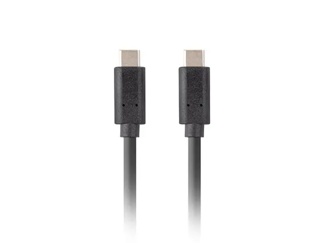 Кабел, Lanberg USB-C M/M 3.1 GEN 2 CABLE 1.8M 10GB/S PD100W Black - image 2