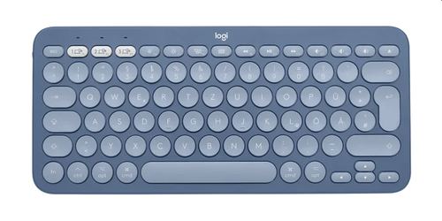 Tastatură, Logitech K380 for Mac Multi-Device Bluetooth Keyboard - US Intl - Blueberry - 1