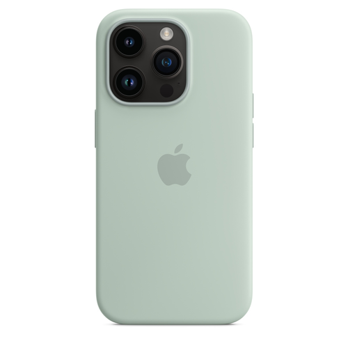 Калъф, Apple iPhone 14 Pro Silicone Case with MagSafe - Succulent - image 2