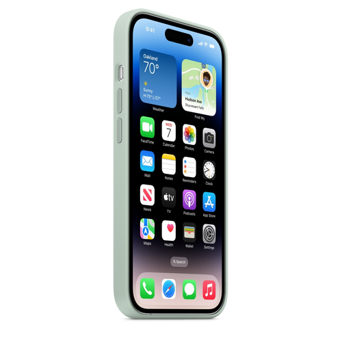 Калъф, Apple iPhone 14 Pro Silicone Case with MagSafe - Succulent - image 5