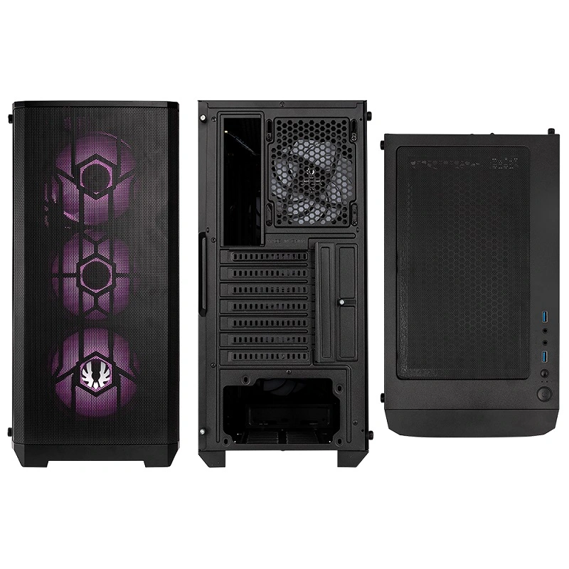 Кутия за компютър, BITFENIX NOVA MESH SE TG-BLACK - image 2