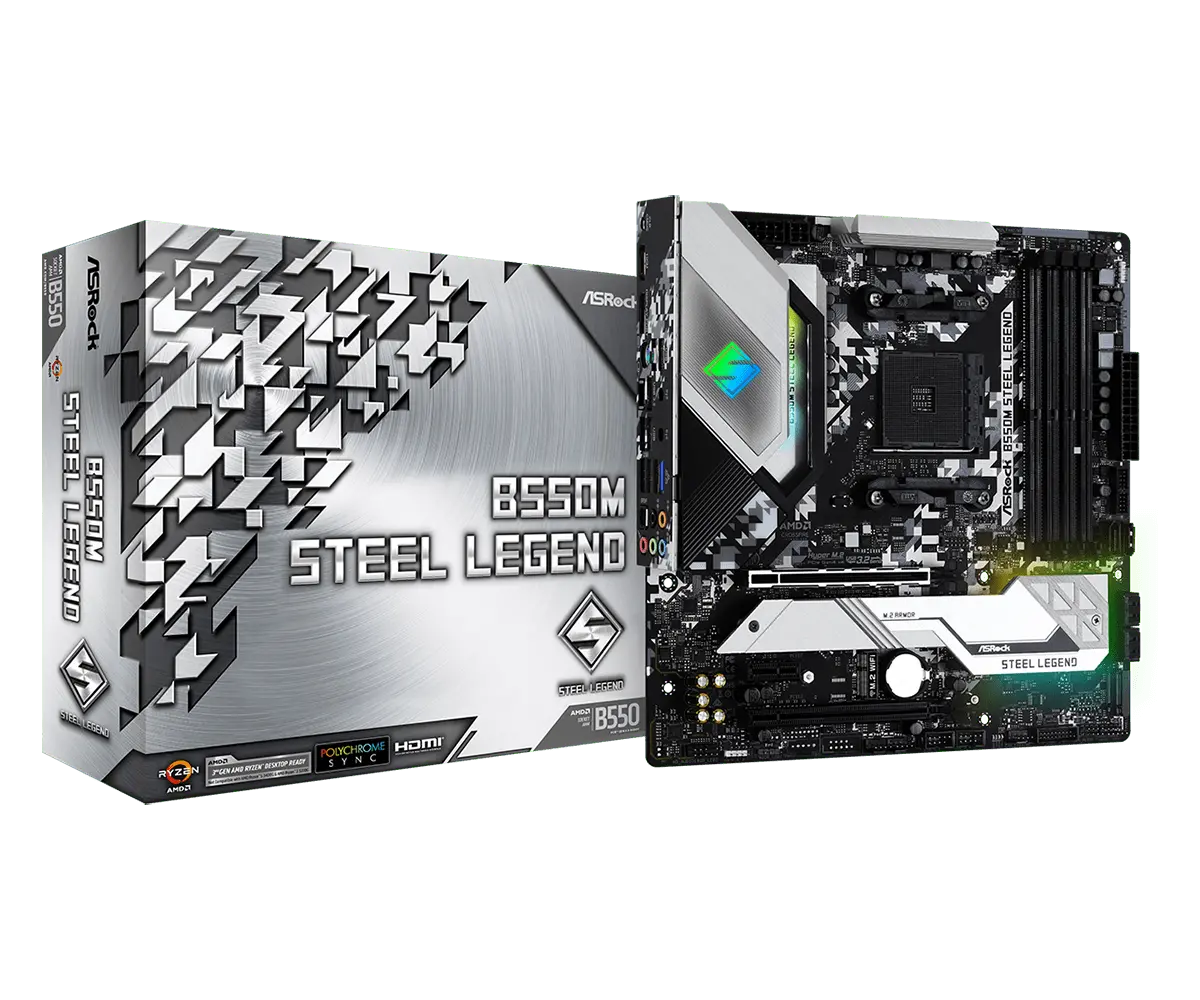 Дънна платка, ASROCK B550M STEEL LEGEND