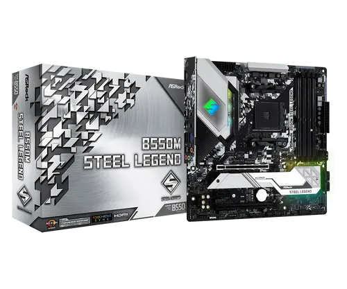 Дънна платка, ASROCK B550M STEEL LEGEND - 1