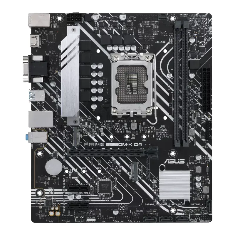 Дънна платка, ASUS PRIME B660M-K D4 - image 1
