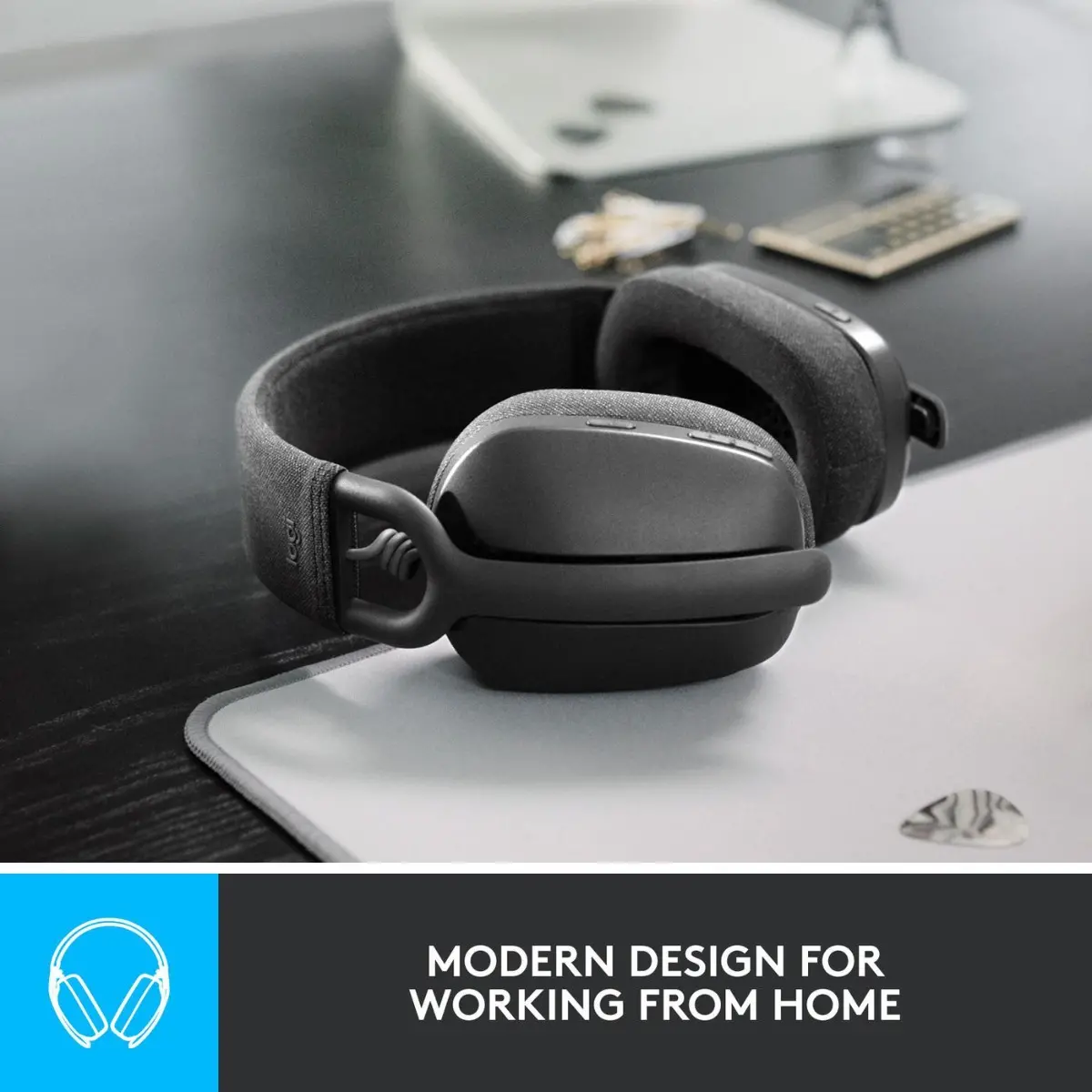 Ακουστικά, Logitech Zone Vibe 100 ασύρματα ακουστικά-GRAPHITE,A00167-BT-N/A-EMEA-914-STANDALONE - image 5