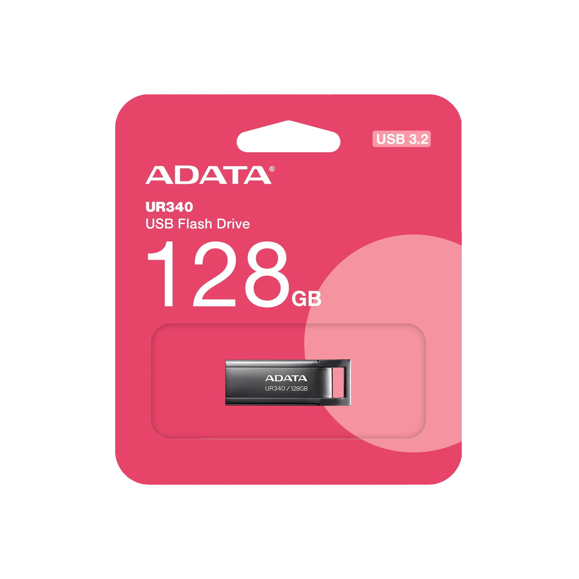 Памет, ADATA UR340 128GB USB 3.2 Black - image 2