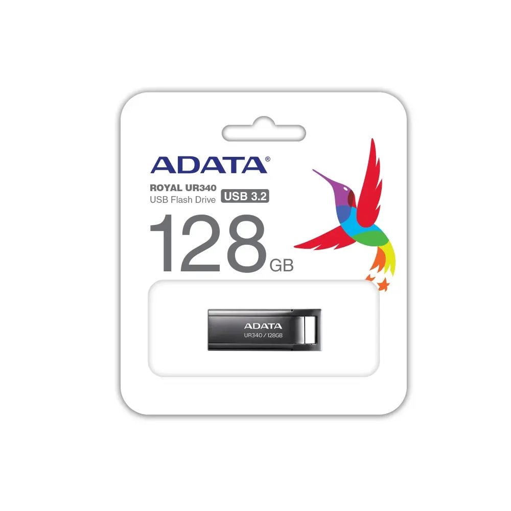 Памет, ADATA UR340 128GB USB 3.2 Black - image 4