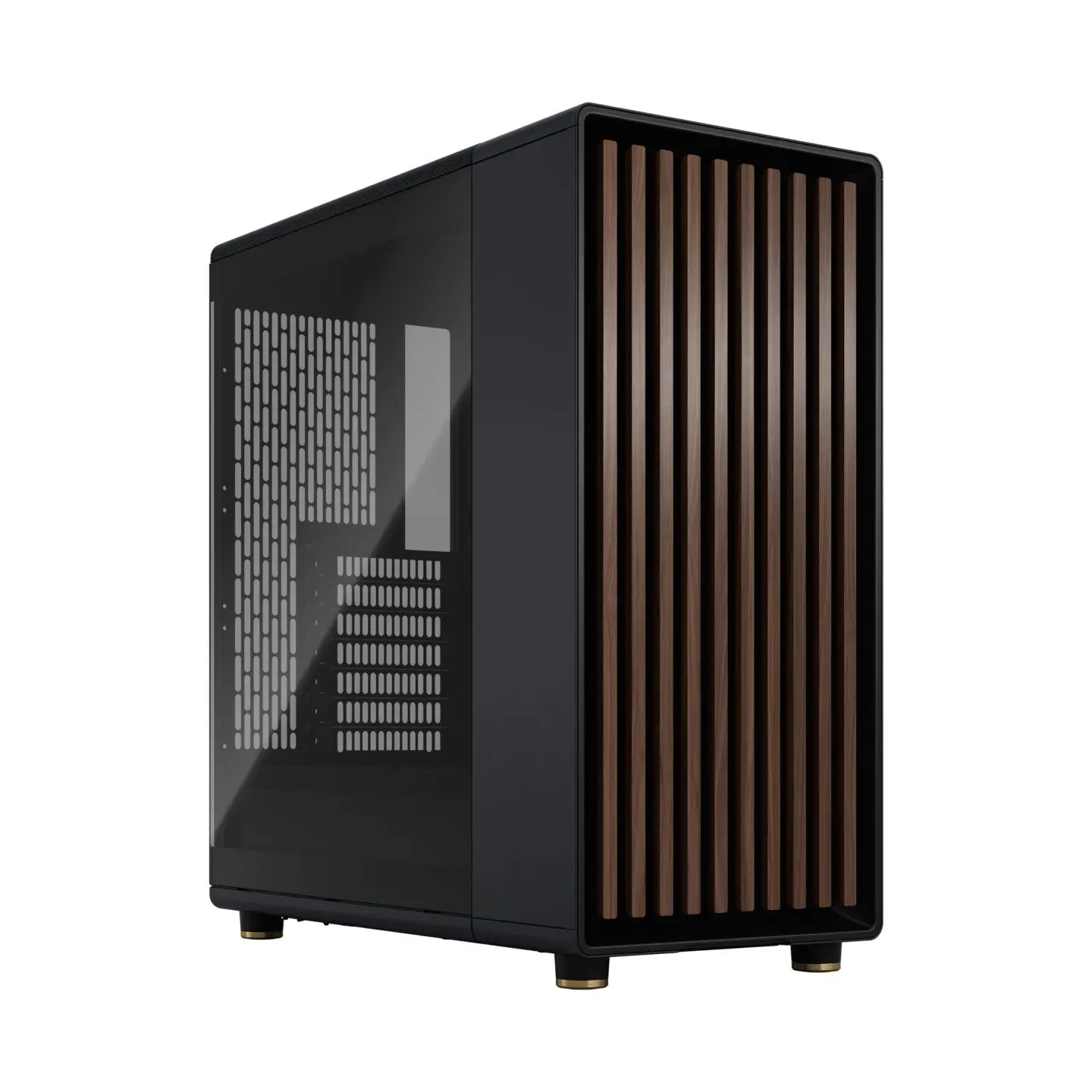 Кутия за компютър, FRACTAL DESIGN FD NORTH CHARC BLK TG DARK TH