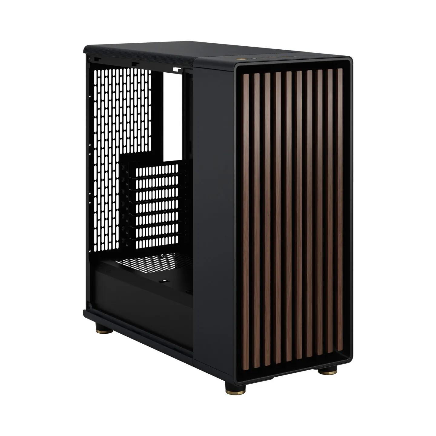 Кутия за компютър, FRACTAL DESIGN FD NORTH CHARC BLK TG DARK TH - image 4