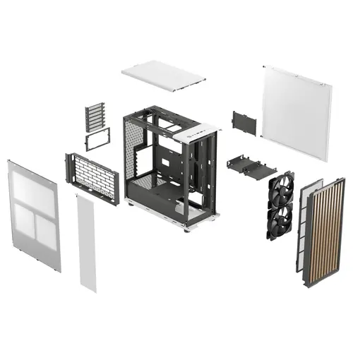 Кутия за компютър, FRACTAL DESIGN FD NORTH CHALK WHITE - image 4