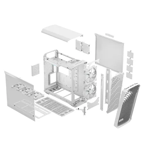 Carcasă PC, FRACTAL DESIGN FD TORRENT RGB WHI TG CLR THI - 5