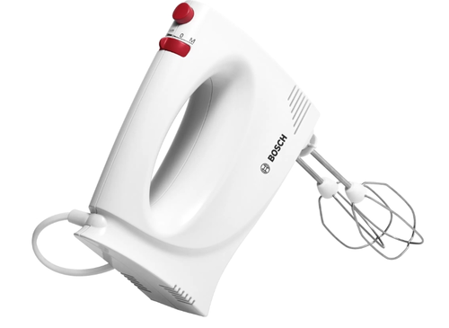 Миксер, Bosch MFQP1000, Hand mixer, YourCollection, 300 W, 2 speeds plus turbo function, instant start/turbo, white - image 1