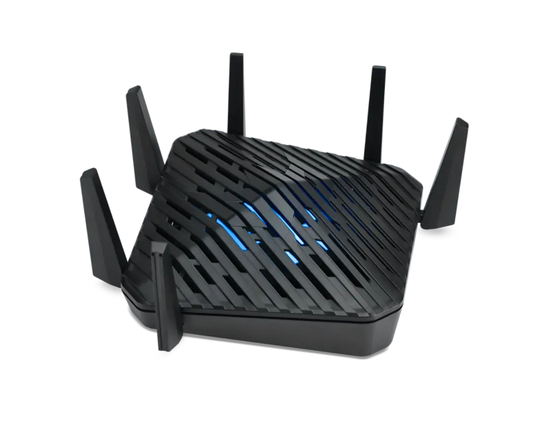 Router, Acer Predator Router Connect 6 Tri-band 2.4GHz / 5GHz /6GHz, USB3.0 Type A | FTP/Samba, Ethernet | WAN 1 X 2.5Gbps, LAN 4 x 1Gbps (Game Port) - image 1