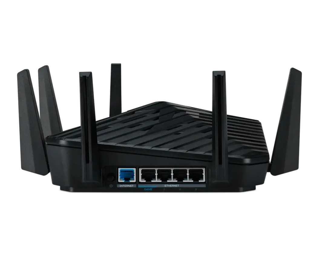 Router, Acer Predator Router Connect 6 Tri-band 2.4GHz / 5GHz /6GHz, USB3.0 Type A | FTP/Samba, Ethernet | WAN 1 X 2.5Gbps, LAN 4 x 1Gbps (Game Port) - image 3