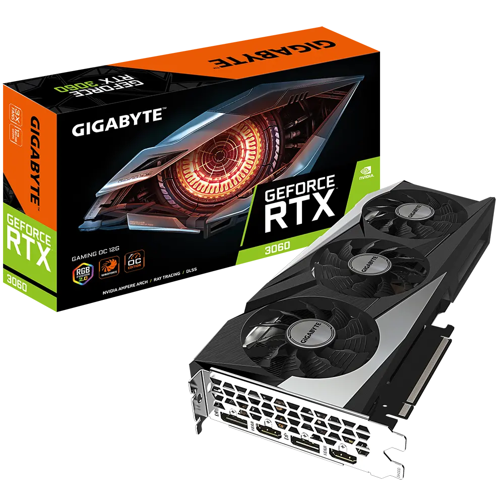 Видео карта, GIGABYTE GB N3060GAMING OC-12GD 2.0 LHR