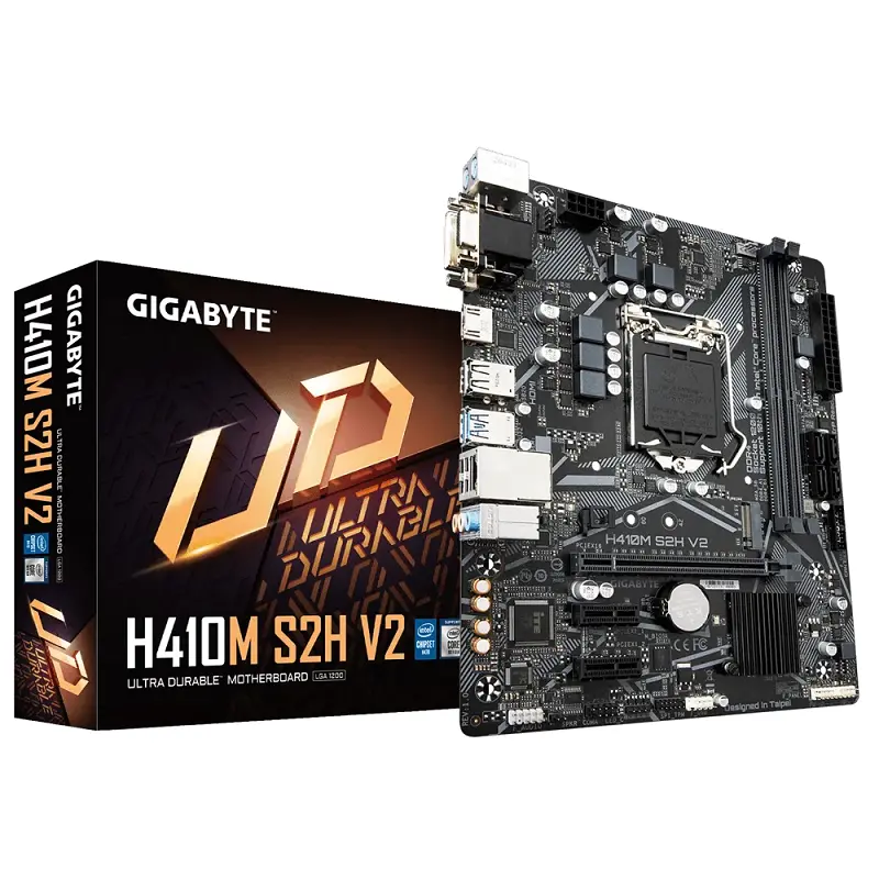 Дънна платка, GIGABYTE GB H410M S2H V2 /LGA1200