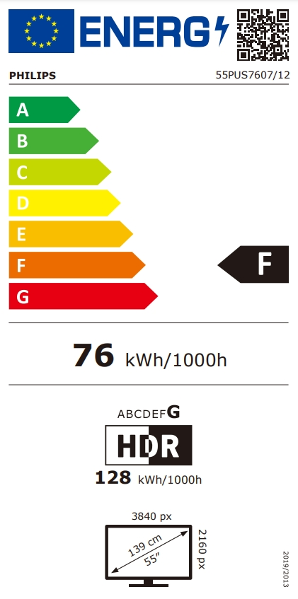 Телевизор, Philips 55PUS7607/12, 55" UHD DLED 3840x2160, DVB-T2/T2-HD/C/S/S2, HDR10+, HLG, Saphi, Dolby Vision, Dolby Atmos, Pixel Precise UHD,3* HDMI, 2*USB, Cl+, 802.11n, Lan, 20W RMS, Black - image 4