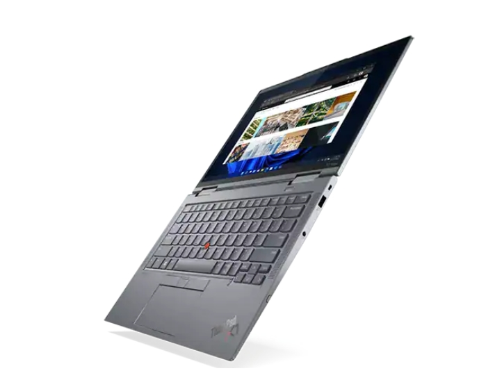 Лаптоп, Lenovo ThinkPad X1 Yoga G7 Intel Core i7-1260P (up to 4.7GHz, 18MB), 16GB LPDDR5 5200MHz, 512GB SSD, 14" WQUXGA (3840x2400) OLED AR, Touch, Intel Iris Xe Graphics, WLAN, BT, WWAN, IR&1080p Cam, Backlit KB, FPR, Storm Grey, Win 11 Pro, 3Y Premier - image 5