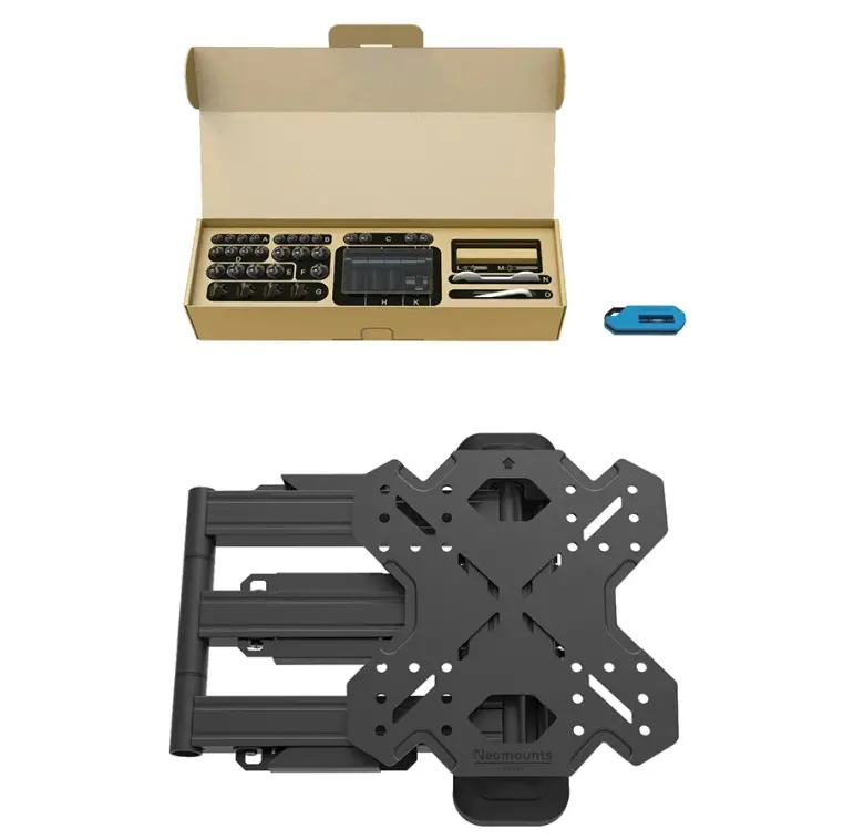 Suport, Neomounts Select Suport de perete pentru ecran (mișcare completă, 3 puncte de pivotare, VESA 200x200) - image 8