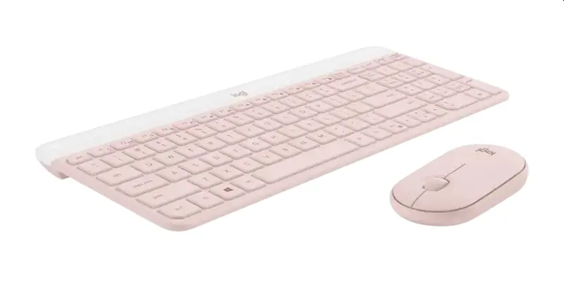 Σετ, Logitech MK470 Slim Combo - ROSE - US INT'L - INTNL-973 - image 2