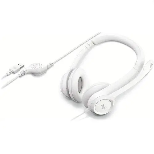 Слушалки, Logitech H390 USB Computer Headset - OFF-WHITE - USB - N/A - EMEA-914 - image 1