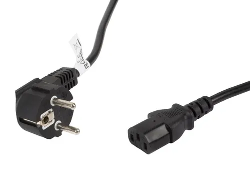Cablu, Lanberg CEE 7/7 -> IEC 320 C13 cablu de alimentare 5m VDE, negru - 1