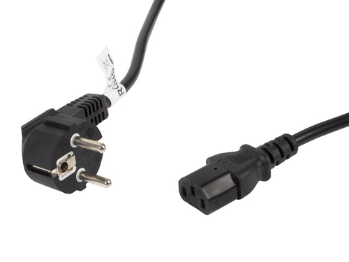 Кабел, Lanberg CEE 7/7 -> IEC 320 C13 power cord 5m VDE, black