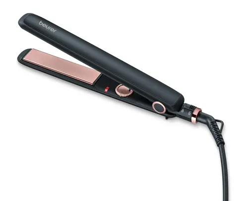 Преса, Beurer HS 30 Hair straightener, LED display, Ceramic Tourmaline coating, Variable temperature control (100-200 °), Spring-mounted hot plates, Button lock, Operation status display, Automatic switch-off after 30 minutes, Transport lock