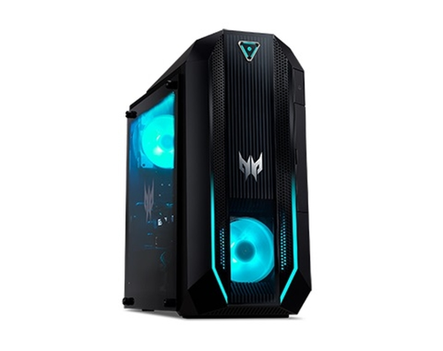 Настолен компютър, Acer Predator PO3-630, Intel Core i5-11400F (up to 4.4GHz, 12MB), 8GB DDR4(max.64GB 3200MHz), 512GB SSD, NVIDIA GeForce RTX 3070 8GB GDDR6, 2*USB 2.0, 6*USB 3.2, GLAN,WiFi 6 & BT, 500W, Tempered Glass Side Panel,No OS+Acer Nitro RG270bmiix, 27'' IPS LED - image 1