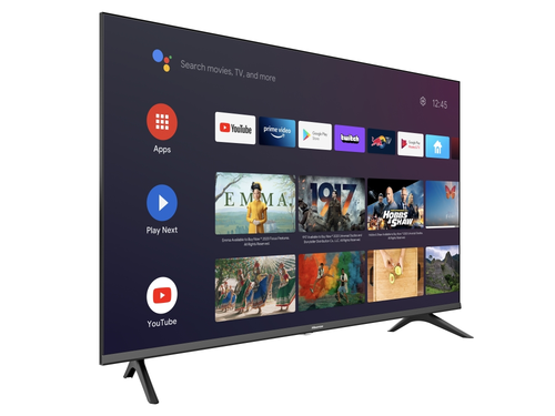 Телевизор, Hisense 40" A4HA, Full HD 1920x1080, DLED, HDR, HLG, DTS Virtual X, Smart TV, Android, WiFi 5GHz, WiFi Direct, BT, 2xHDMI, 2xUSB, LAN, CI+, DVB-T2/C/S2, Black - image 2