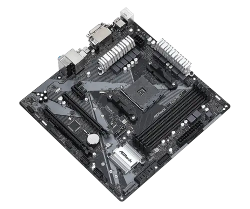 Дънна платка, ASROCK B450M PRO4-F R2.0 / AM4 - image 2
