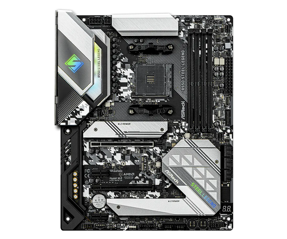 Дънна платка, ASROCK B550 STEEL LEGEND - image 1