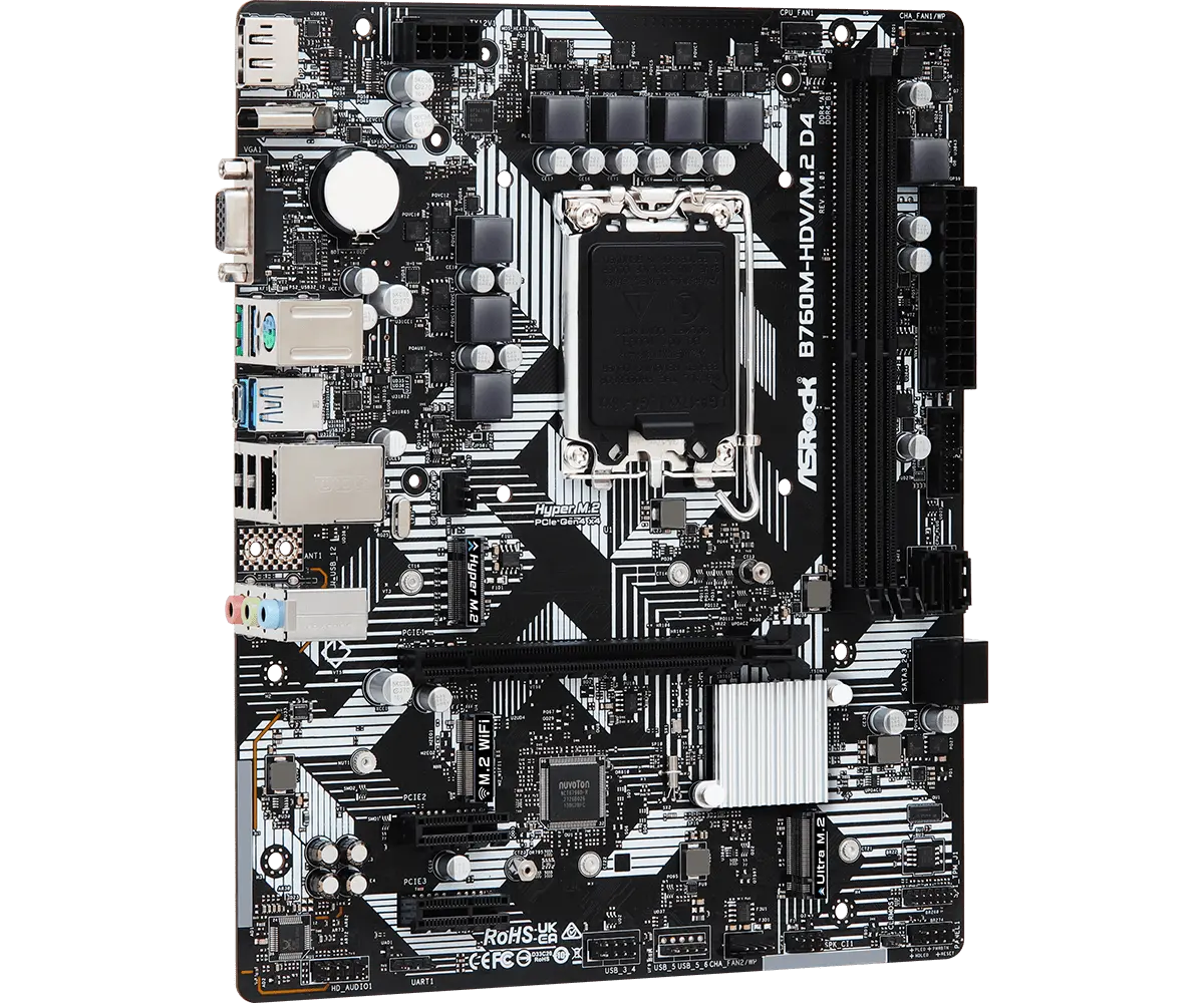 Μητρική κάρτα, ASROCK B760M-HDV/M.2 D4 - image 3