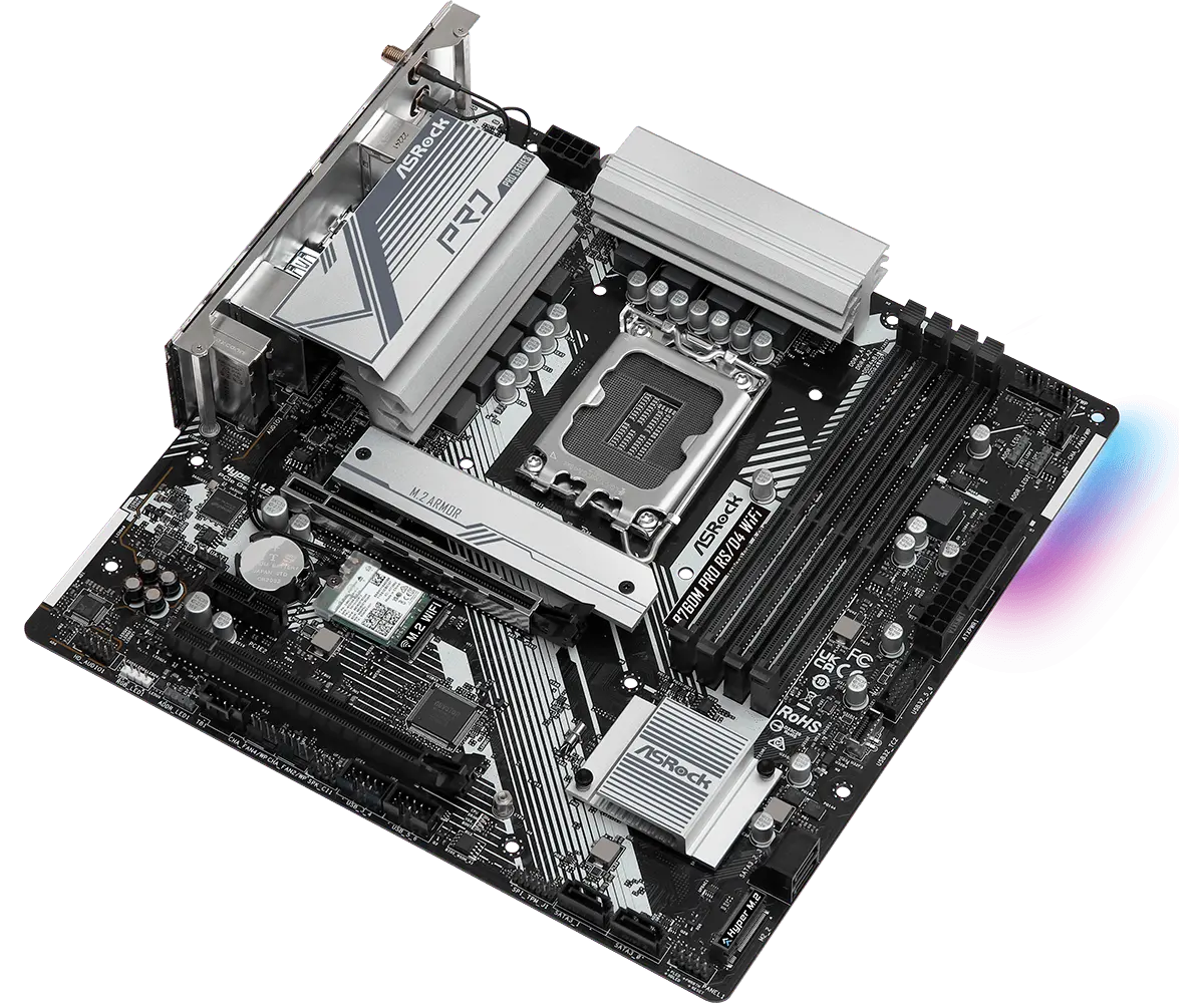Дънна платка, ASROCK B760M PRO RS/D4 WIFI - image 3