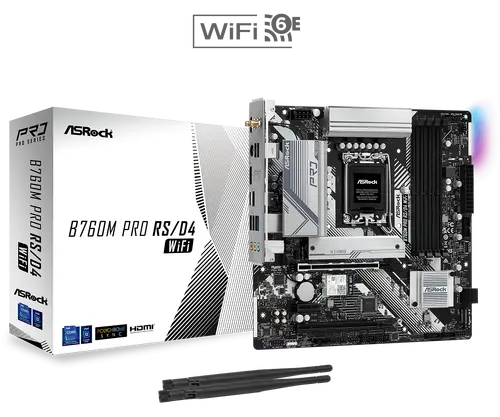 Дънна платка, ASROCK B760M PRO RS/D4 WIFI