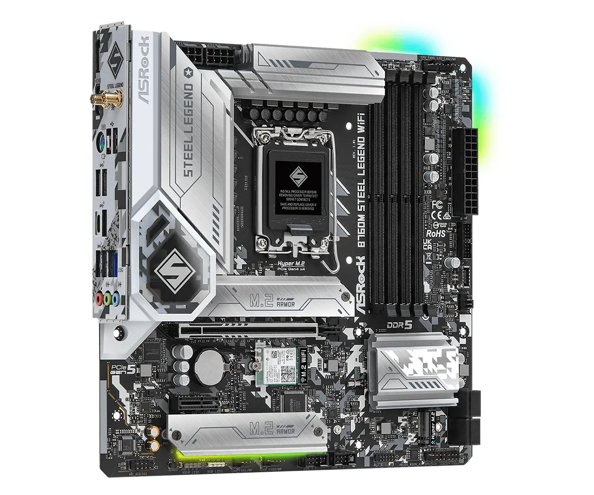 Μητρική πλακέτα, ASROCK B760M STEEL LEGEND WIFI - image 1