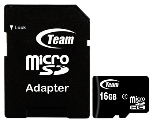 Памет, TEAM GROUP 16GB SDMICRO+AD UHS CL10 TEAM