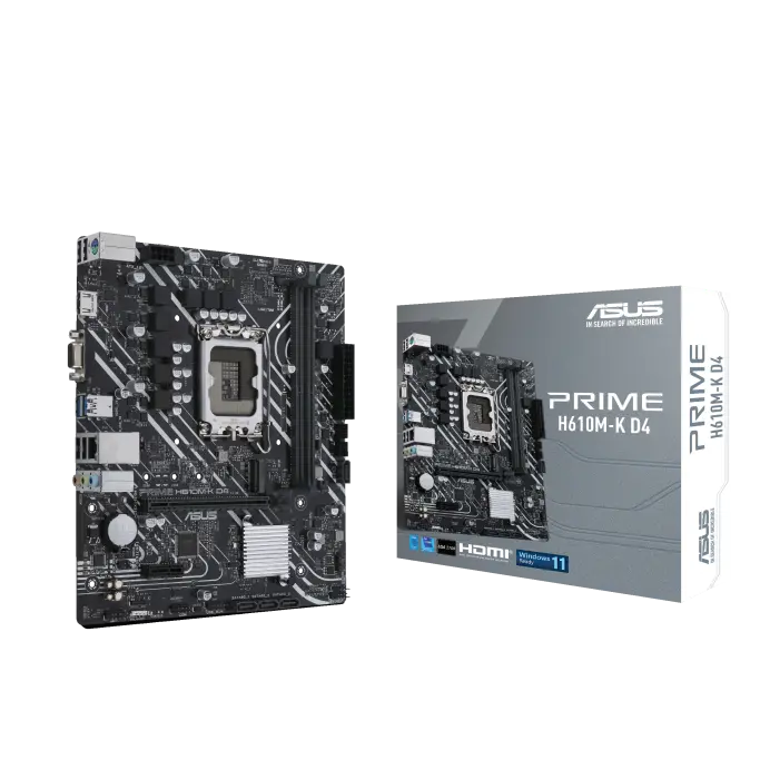 Placă de bază, ASUS PRIME H610M-K D4 /LGA1700