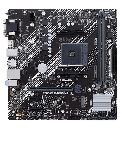 Дънна платка, ASUS PRIME B450M-K II /AM4 - image 1