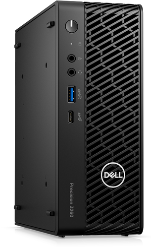 Работна станция, Dell Precision 3260 CFF, Intel Core i7-12700 (25M Cache, up to 4.9 GHz), 16GB (1x16GB) DDR5 4800MHz SO-DIMM, 512GB SSD PCIe M.2, Integrated, Wi-Fi 6E, Bluetooth 5.2, Keyboard&Mouse, Win 11 Pro, 3Yr Basic Onsite