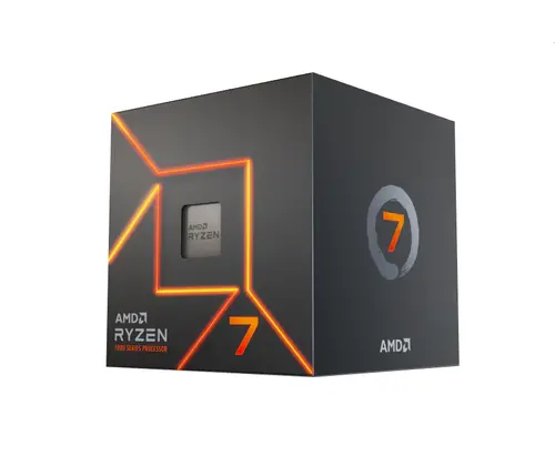 Процесор, AMD Ryzen 7 7700 8C/16T (3.8GHz / 5.3GHz Boost, 40MB, 65W, AM5)