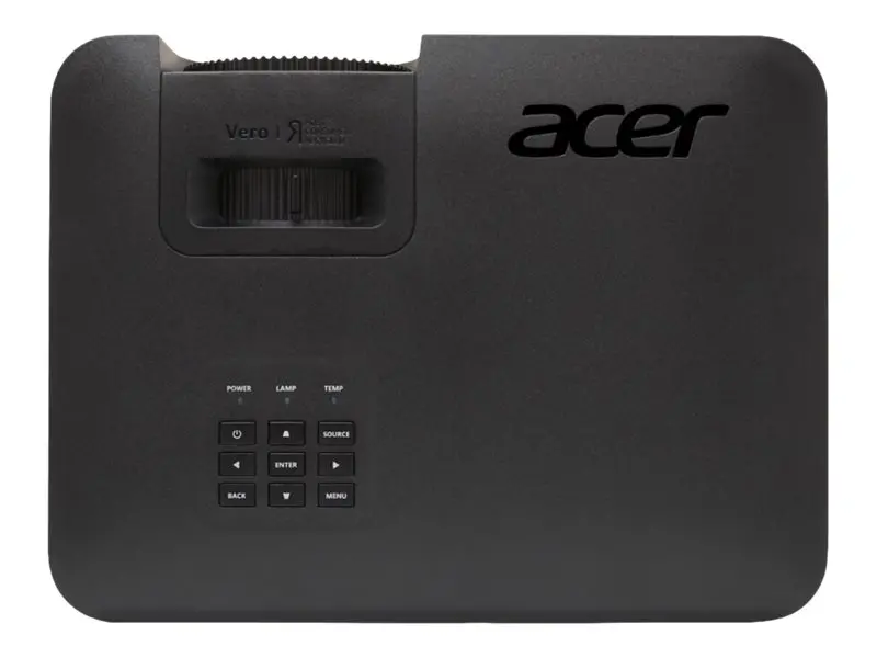 Мултимедиен проектор, Acer Projector Vero PL2520i, Laser, FHD (1920x1080), 4000 ANSI Lumens, 50 000:1, 1.3x, HDMI 1x1.4+1x2.0, DC out(5V/1A USB Type A), USB 2.0 (Type A), Audio in/out, EZCast 2/CS2 Wireless HDMI Dongle, Speaker 15W, Bag, 2.9kg, 3Y, Black - image 4