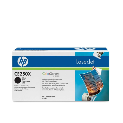 Консуматив, HP Color LaserJet CE250X Black Print Cartridge