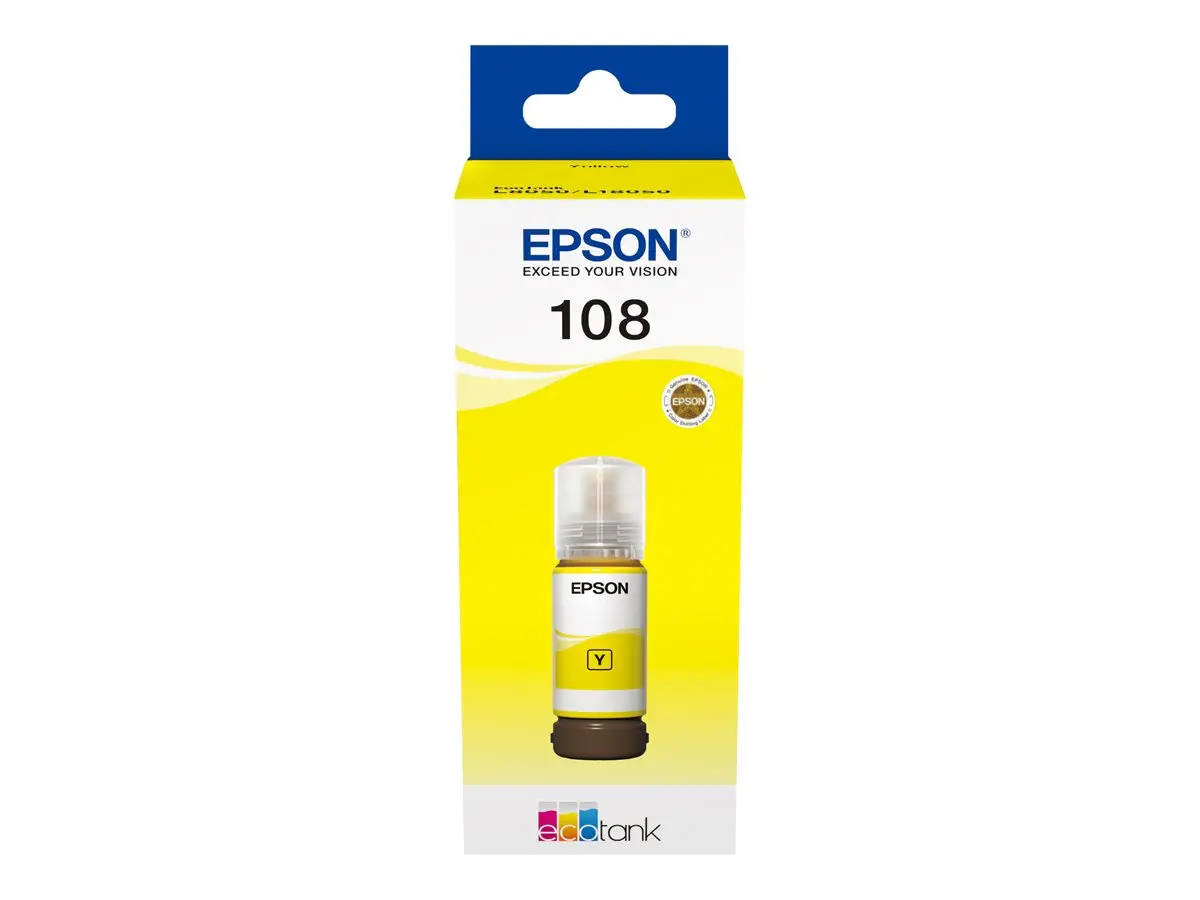 Консуматив, Epson 108 EcoTank Yellow ink bottle - image 2