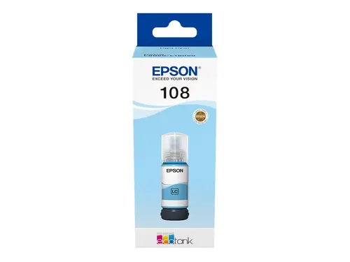 Консуматив, Epson 108 EcoTank Light Cyan ink bottle - image 1